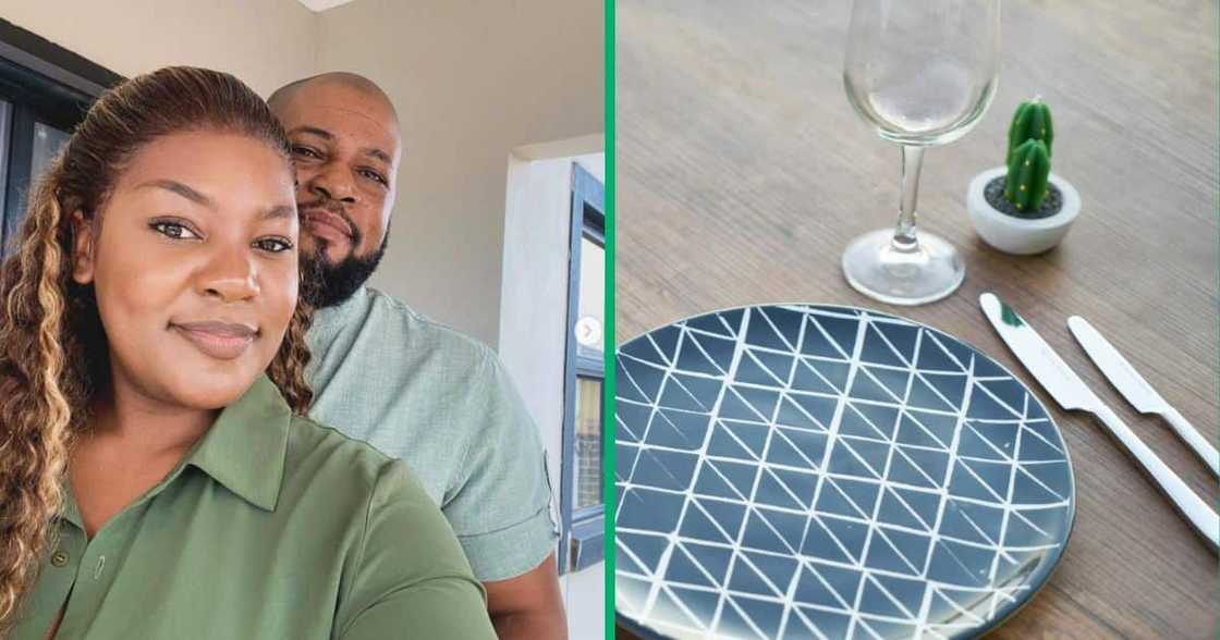 One wife hilariously shared a TikTok video of how she eats versus how her husband eats. One wife hilariously shared a TikTok video of how she eats versus how her husband eats.