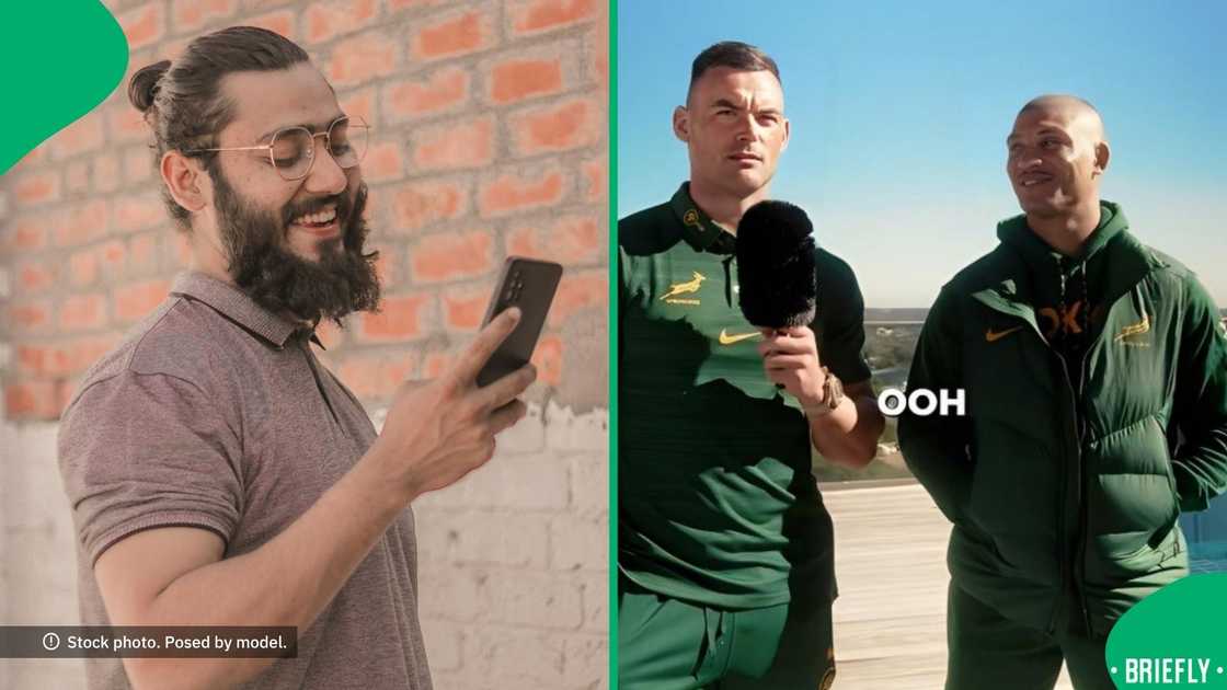 The Springboks chose who has the best drip. The Springboks chose who has the best drip.