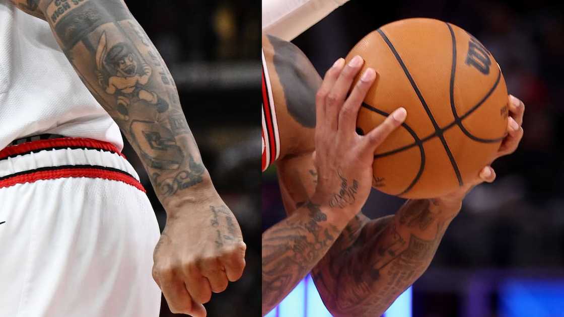 DeMar DeRozan's ink DeMar DeRozan's ink