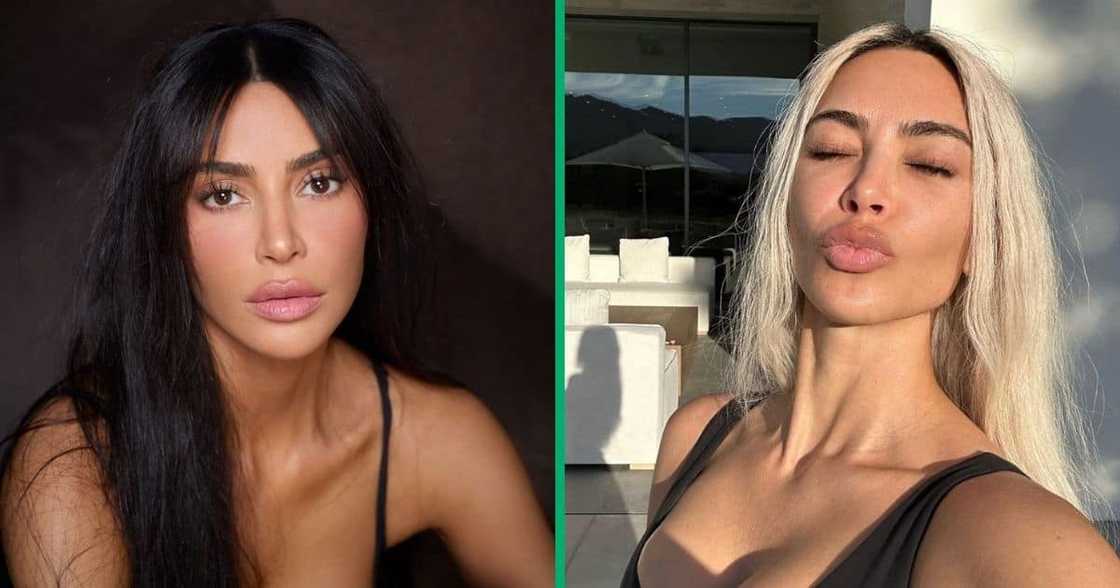 Kim Kardashian revealed her secret tattoo on her inner lip. Kim Kardashian revealed her secret tattoo on her inner lip.