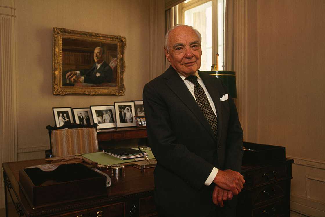 Harry Oppenheimer in Johannesburg in South Africa. Harry Oppenheimer in Johannesburg in South Africa.