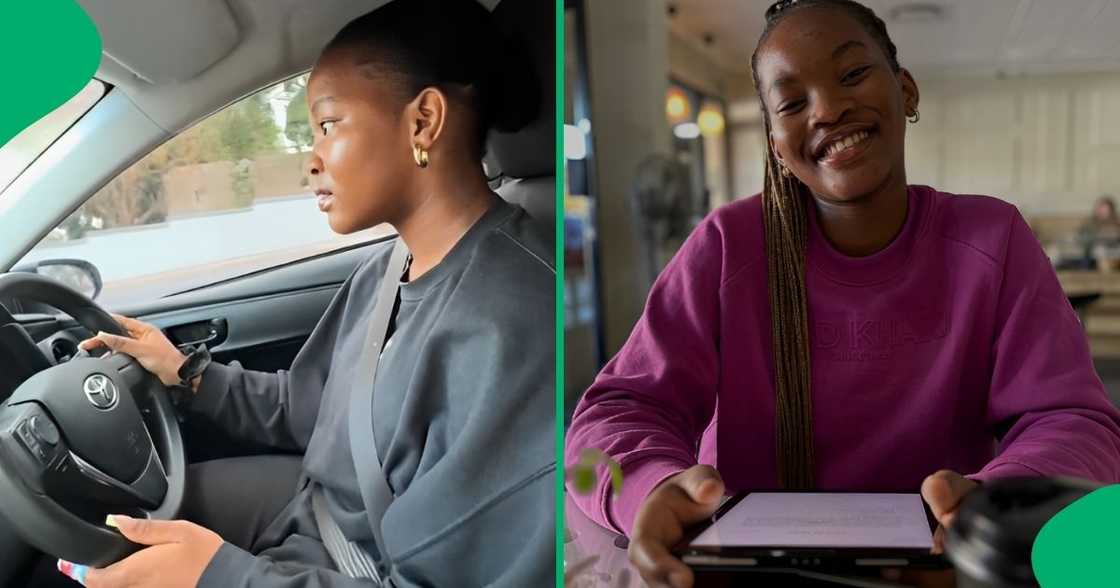 A Xhosa mother in the Eastern Cape adorably taught her daughter to drive.