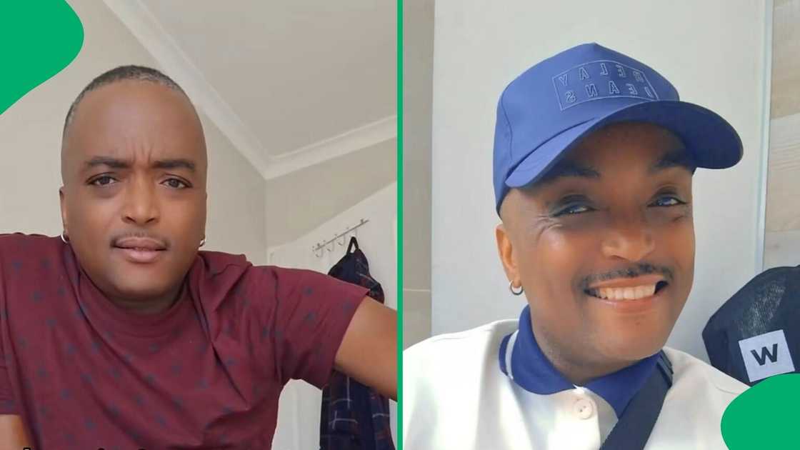 A TikTok video shows a man unveiling an ATM drive-thru in South Africa. A TikTok video shows a man unveiling an ATM drive-thru in South Africa.