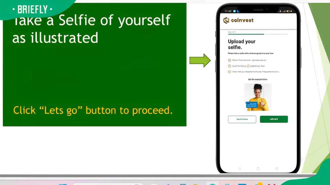 Screenshot of Coinvest NSFAS registration page Screenshot of Coinvest NSFAS registration page