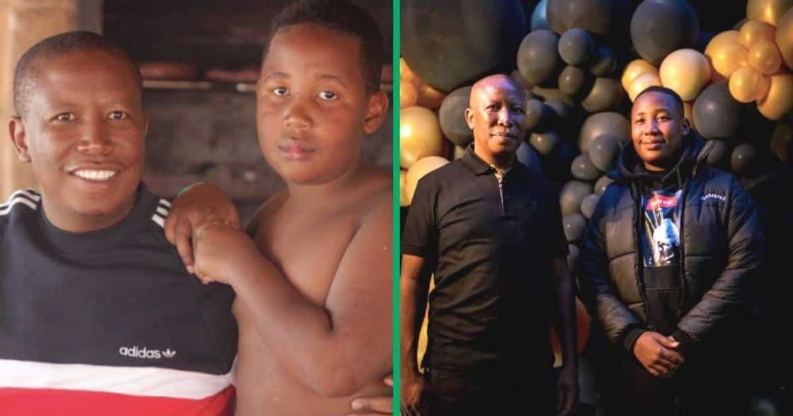 Julius Malema wrote a beautiful letter to his son Ratanang on his birthday on Instagram