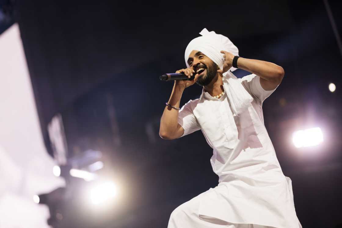 Diljit Dosanjh at the Sahara tent Diljit Dosanjh at the Sahara tent