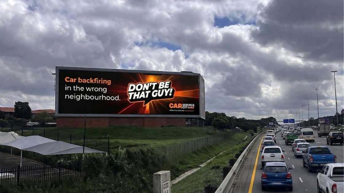 Car Service City takes ‘Don’t Be That Guy’ to one of South Africa’s biggest digital billboards Car Service City takes ‘Don’t Be That Guy’ to one of South Africa’s biggest digital billboards