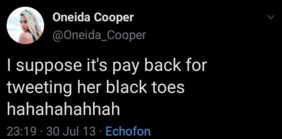 Who is Oneida Cooper Who is Oneida Cooper