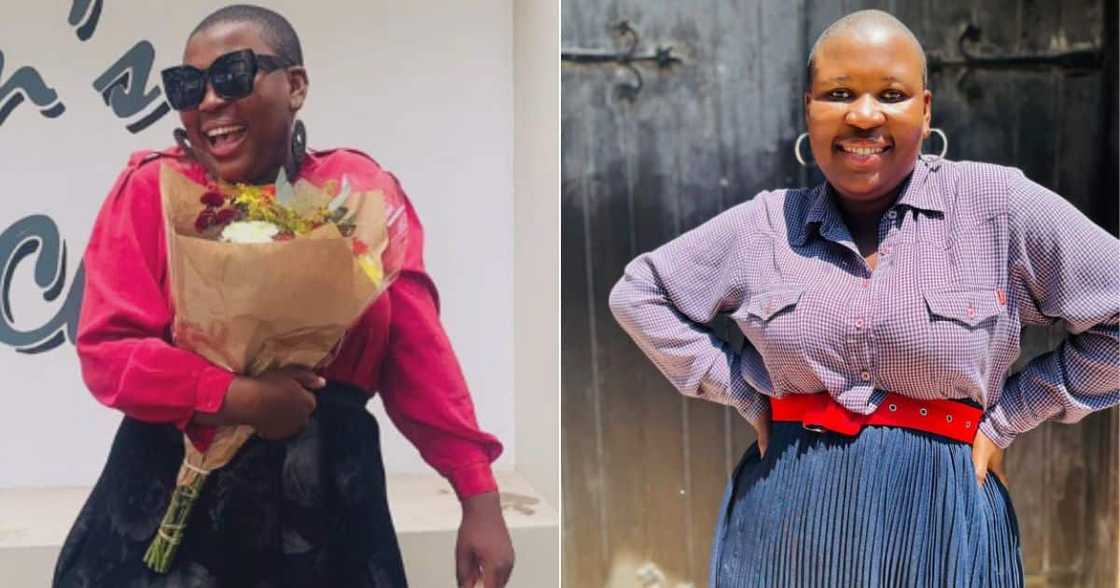 Women celebrates new job Women celebrates new job