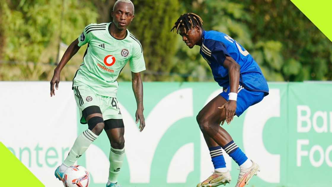 Orlando Pirates state the reason behind Gilberto's absence from their CAF Champions League preliminary match against Disciples FC on Friday, August 23, 2024. Photo: @orlandopirates. Orlando Pirates state the reason behind Gilberto's absence from their CAF Champions League preliminary match against Disciples FC on Friday, August 23, 2024. Photo: @orlandopirates.