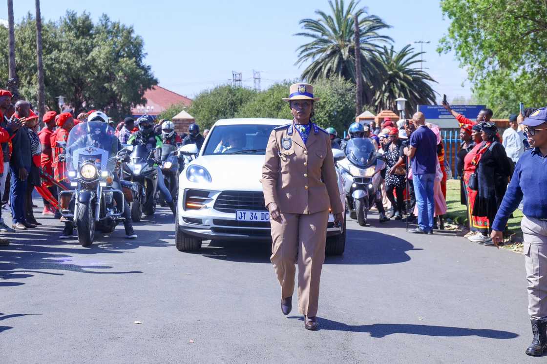 The Eldorado Park Community buried the four year-old cihld who was raped and killed