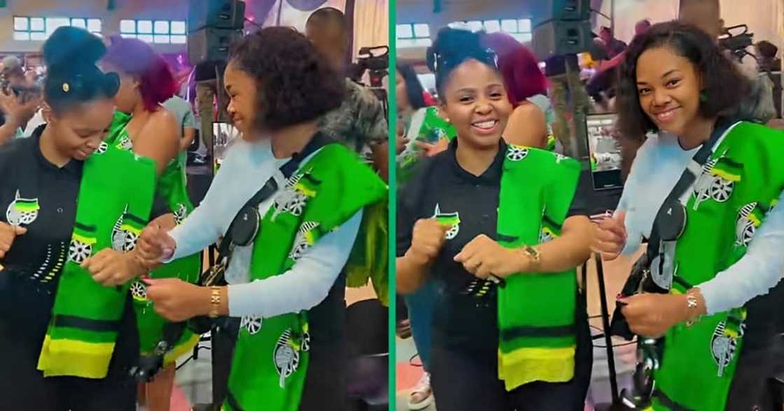 Two ANC supporter sparked online chatter Two ANC supporter sparked online chatter