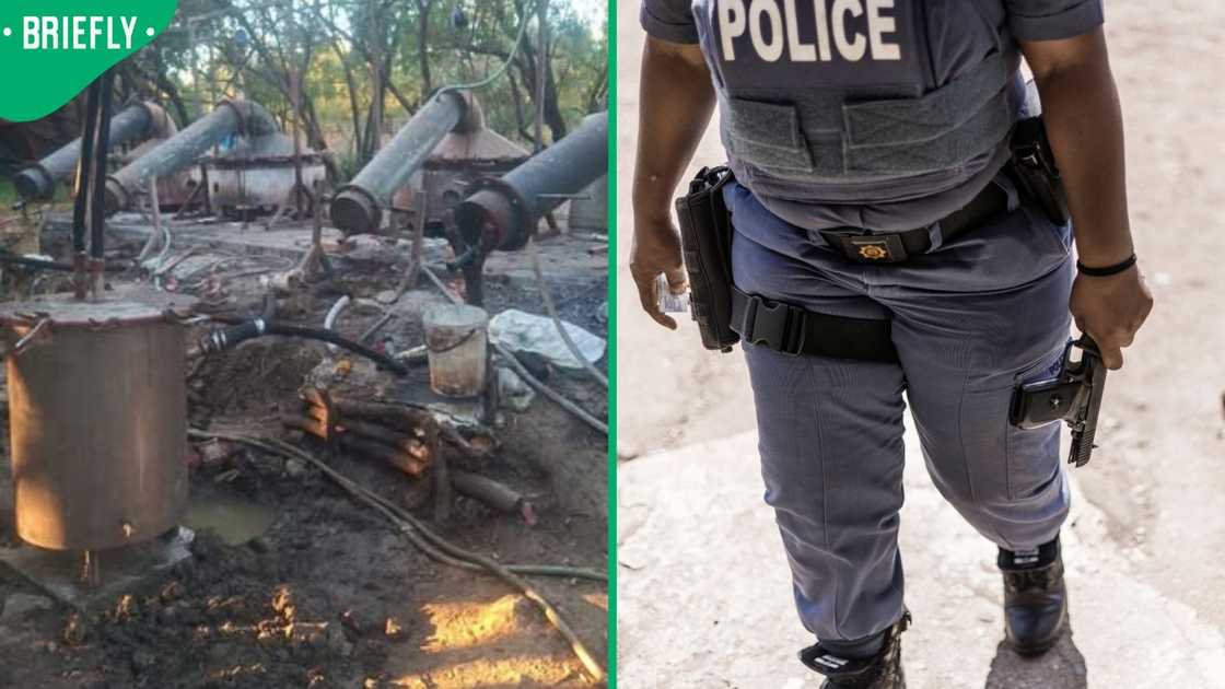 Police have discovered a drug lab in the North West
