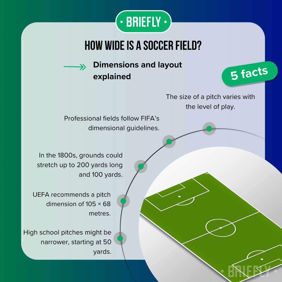 Facts about soccer field