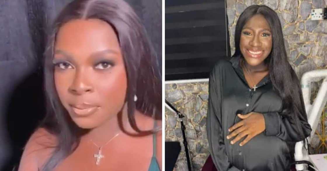 Young woman shows support for autistic sister Young woman shows support for autistic sister