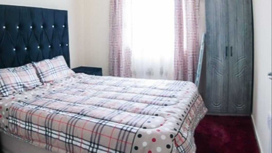 One of the bedrooms in the house the Collen Mashawana foundation built for blind woman One of the bedrooms in the house the Collen Mashawana foundation built for blind woman
