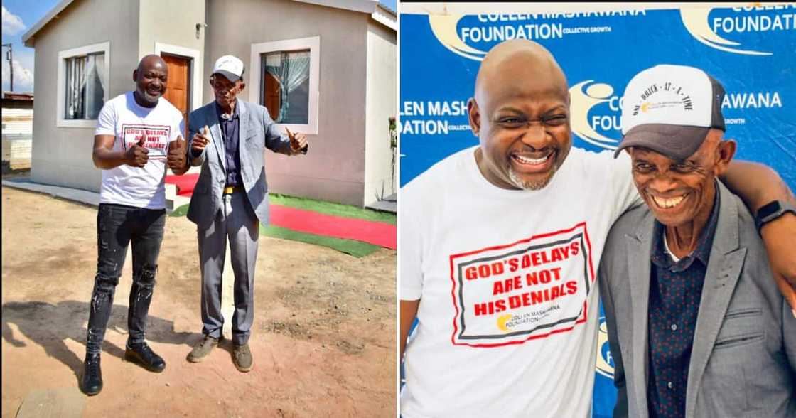 Mzansi and Colleen were saddened when an old man passed on before being able to enjoy his new home Mzansi and Colleen were saddened when an old man passed on before being able to enjoy his new home