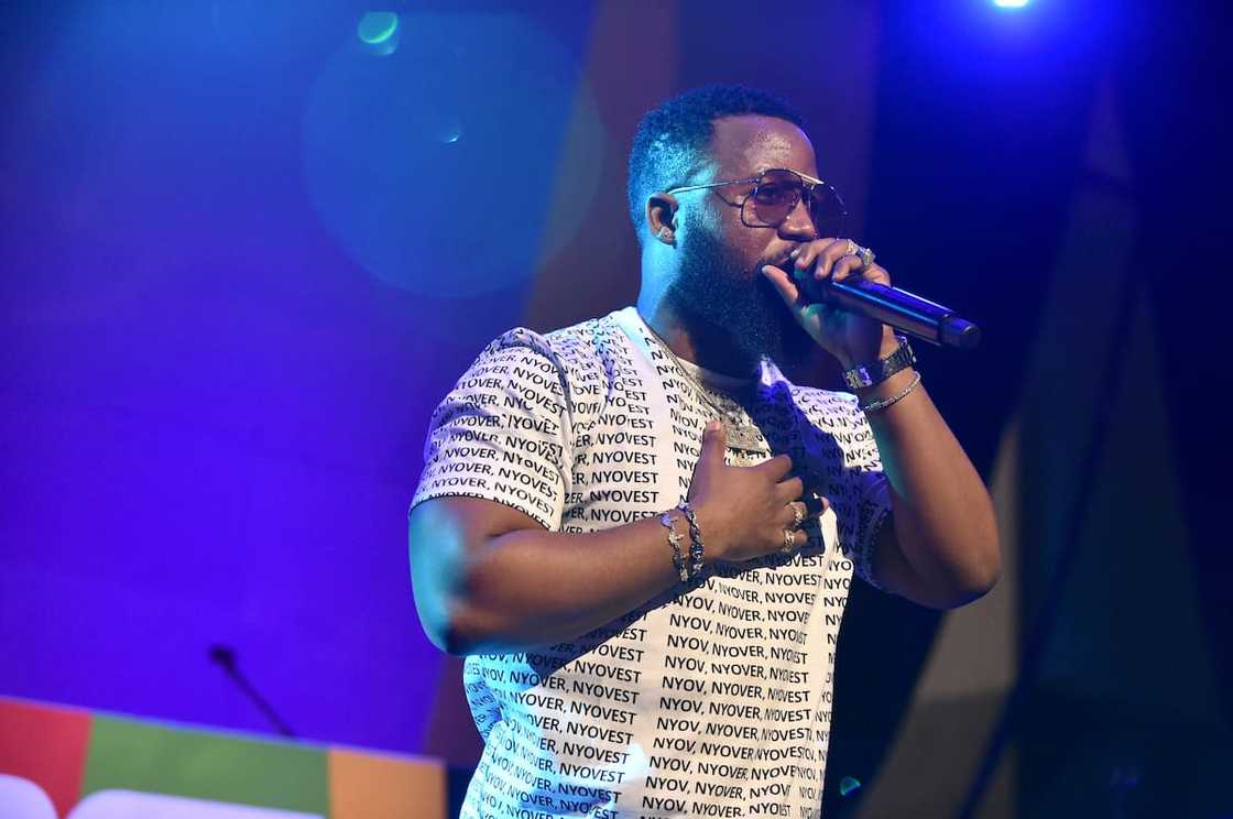 Cassper Nyovest performs onstage