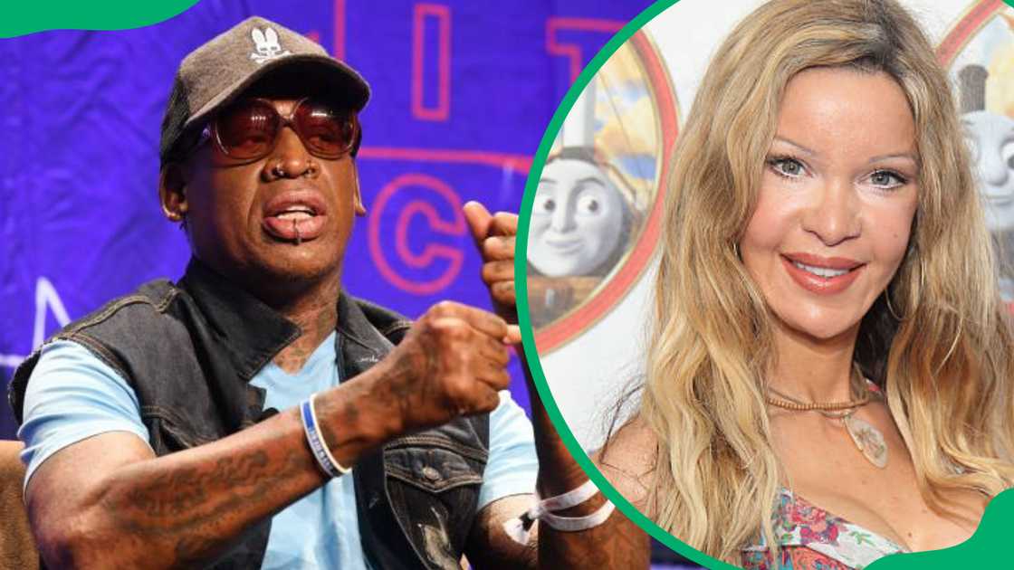 Rodman dated Douvall in 2004 Rodman dated Douvall in 2004