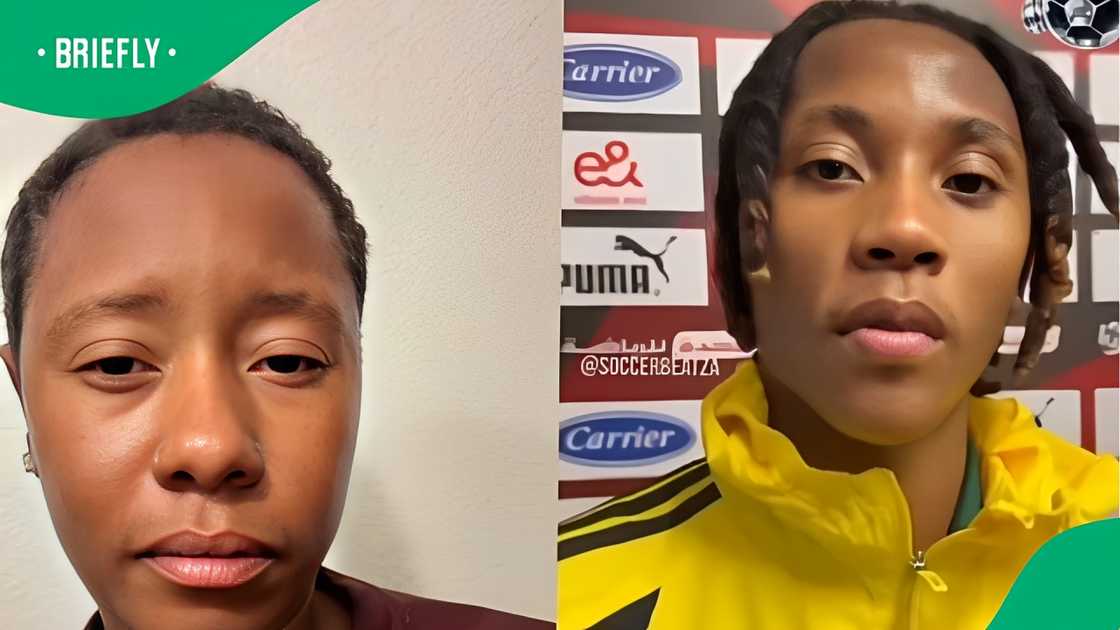 Bafana Bafana player's lookalike has Mzansi in stitches Bafana Bafana player's lookalike has Mzansi in stitches