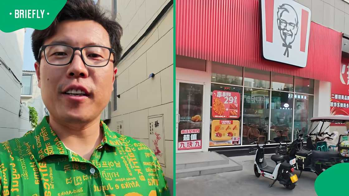 SA man shows what R130 gets you at KFC in China, leaving Mzansi stunned