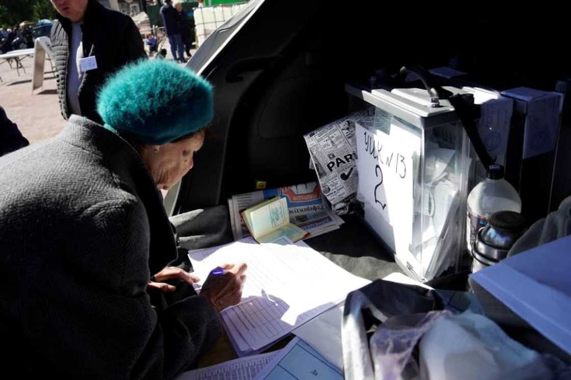 After provisional results, lawmakers would be expected to formally annex the four territories, which would need Putin's signature to be enacted After provisional results, lawmakers would be expected to formally annex the four territories, which would need Putin's signature to be enacted