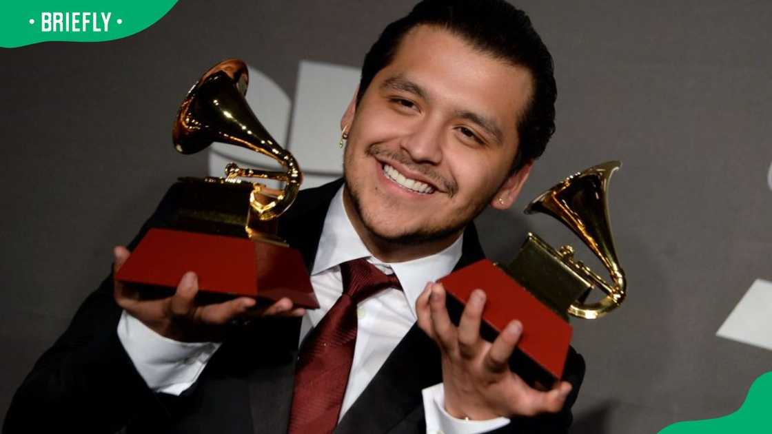 Mexican Christian Nodal at the 20th Annual Latin Grammy Awards in 2019