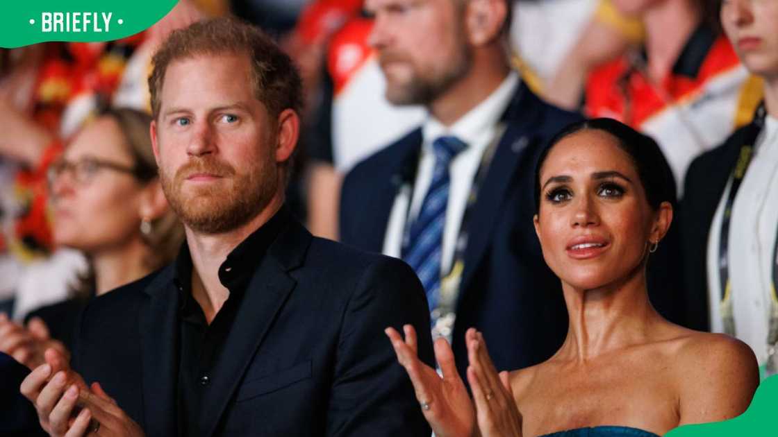 Prince Harry and Meghan Markle at the Invictus Games Düsseldorf 2023 closing ceremony at Merkur Spiel-Arena in Germany Prince Harry and Meghan Markle at the Invictus Games Düsseldorf 2023 closing ceremony at Merkur Spiel-Arena in Germany