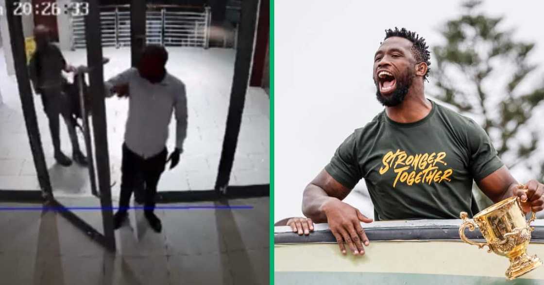 Springbok Captain Siya Kolisi Springbok Captain Siya Kolisi