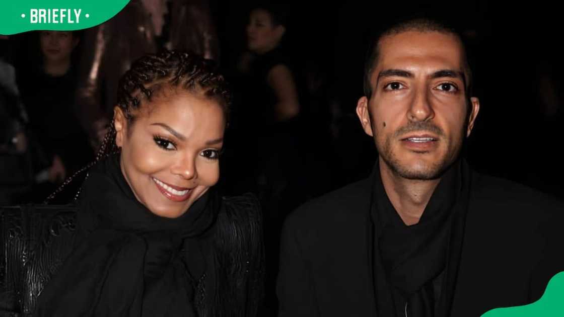 Janet Jackson and Wissam al Mana at the Sergio Rossi