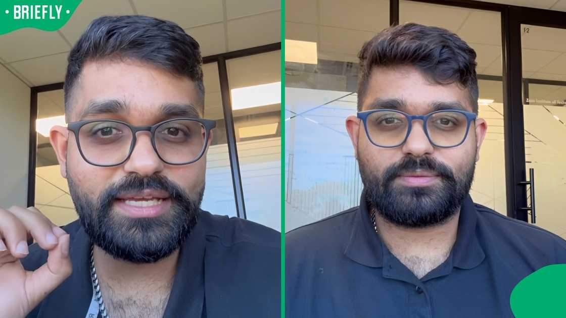 A man showed his Vezopay ring. A man showed his Vezopay ring.