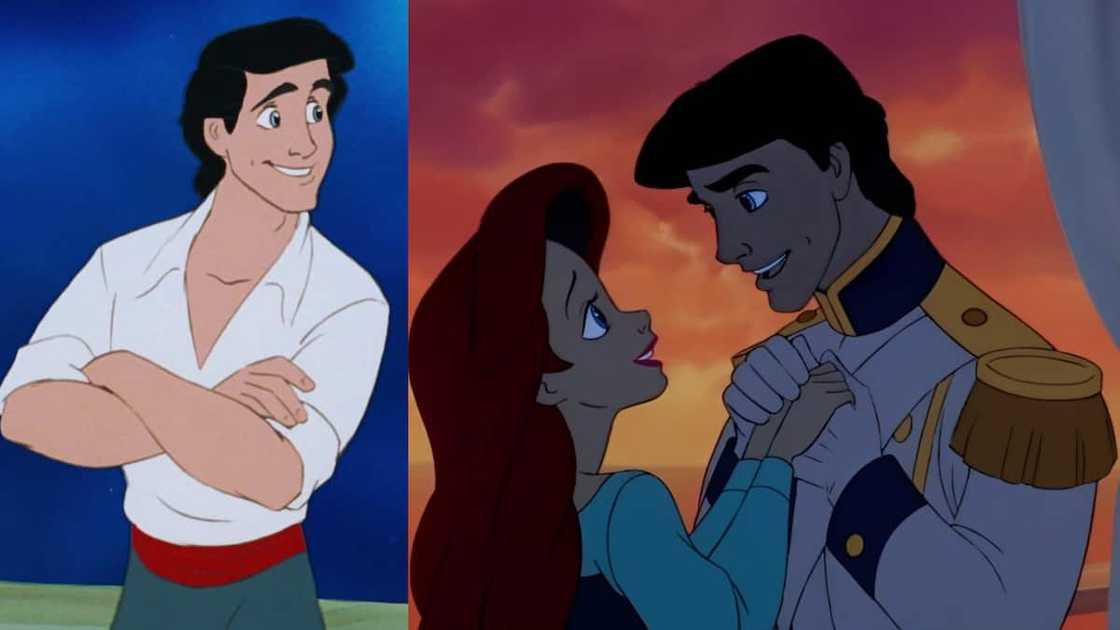 Prince Eric and Eric from The Little Mermaid animation Prince Eric and Eric from The Little Mermaid animation