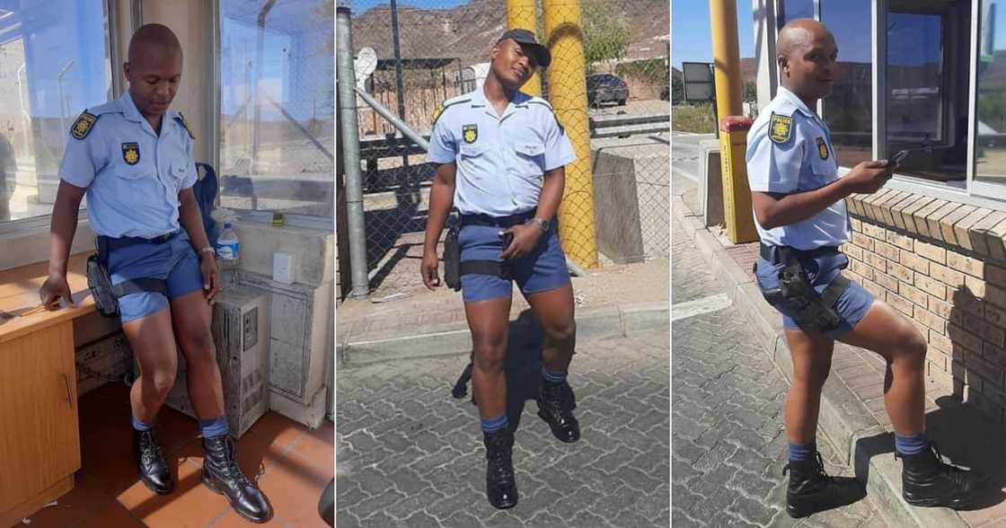 Cop, Shorts, Serving the heat, Social media, Spring, Mzansi,
Snaps, Constable, SAPS, Ranks, Tight fitting, Service weapon Cop, Shorts, Serving the heat, Social media, Spring, Mzansi,
Snaps, Constable, SAPS, Ranks, Tight fitting, Service weapon