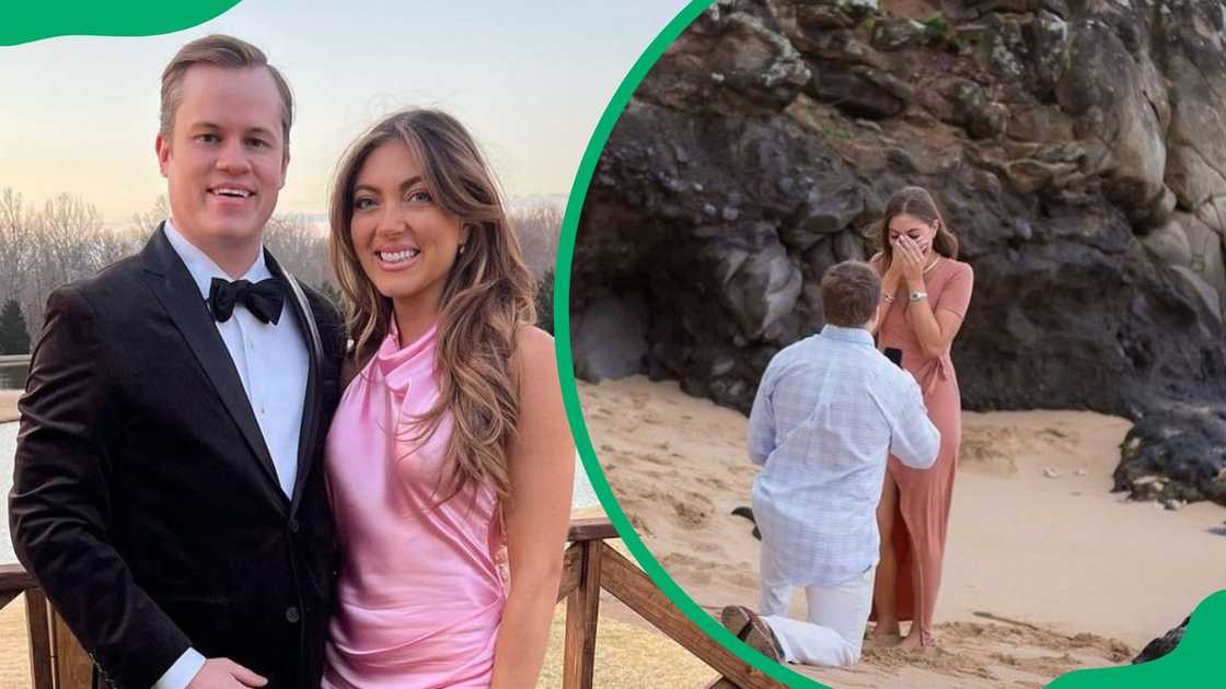 Jett and Pookie at a colourful wedding in 2022 (L). The duo's engagement ceremony in 2016 (R) Jett and Pookie at a colourful wedding in 2022 (L). The duo's engagement ceremony in 2016 (R)