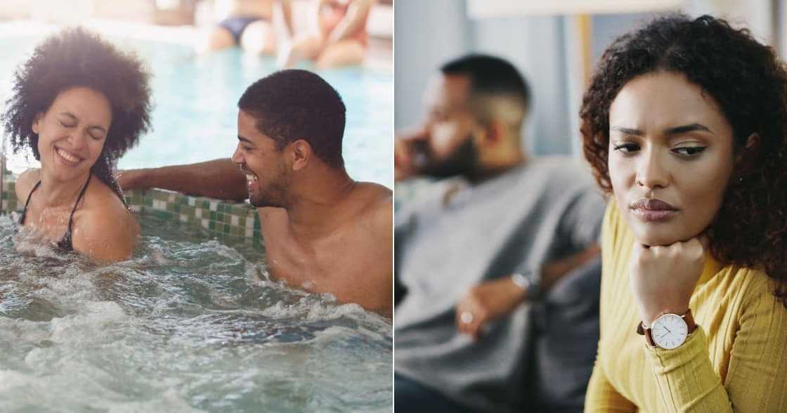 Cheating man caught red-handed Cheating man caught red-handed