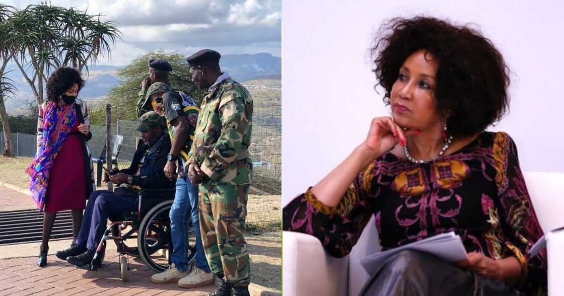 South Africa, Shades, Minister Lindiwe Sisulu, "Serving Looks." South Africa, Shades, Minister Lindiwe Sisulu, "Serving Looks."