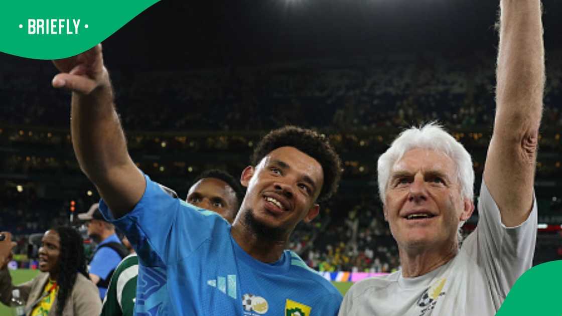 Hugo Broos, Ronwen Williams, South Africa, Bafana Bafana Hugo Broos, Ronwen Williams, South Africa, Bafana Bafana