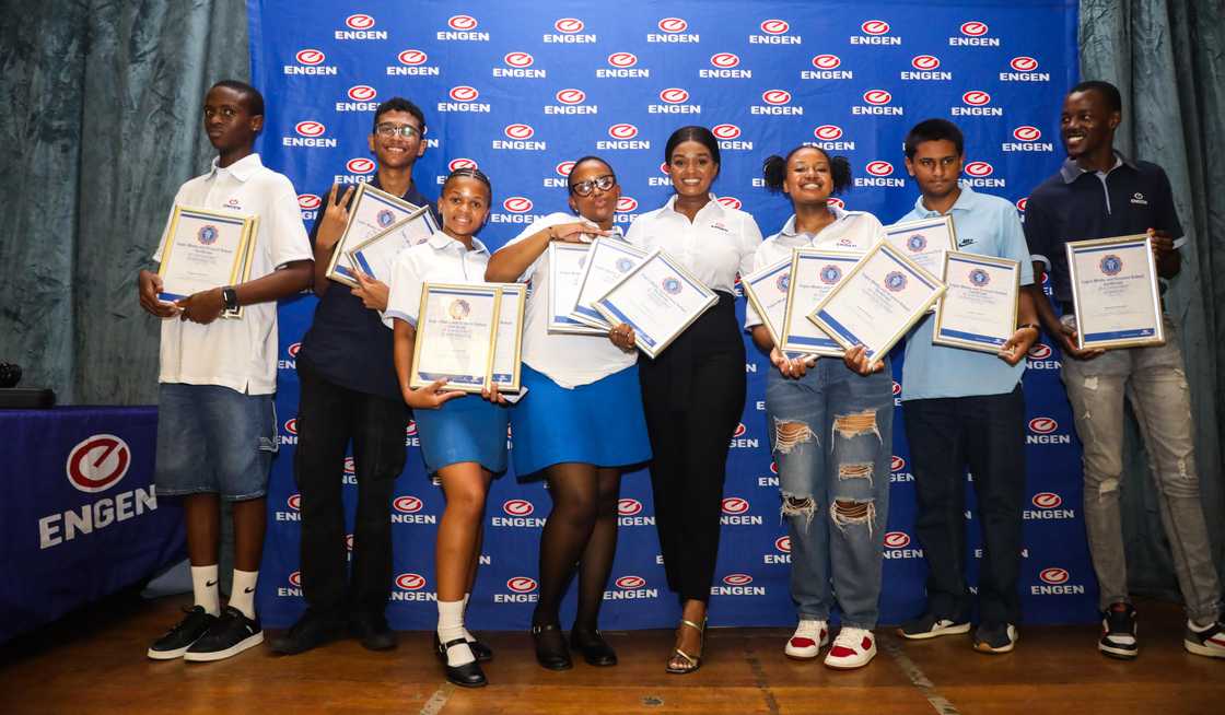 KwaZulu-Natal Engen Maths and Science Schools celebrated top achievers. KwaZulu-Natal Engen Maths and Science Schools celebrated top achievers.