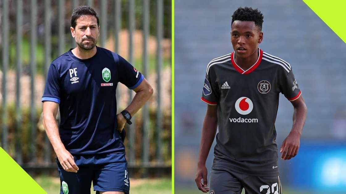 Pablo Franco Martin has kept an eye on Relebohile Mofokeng for FC Barcelona.