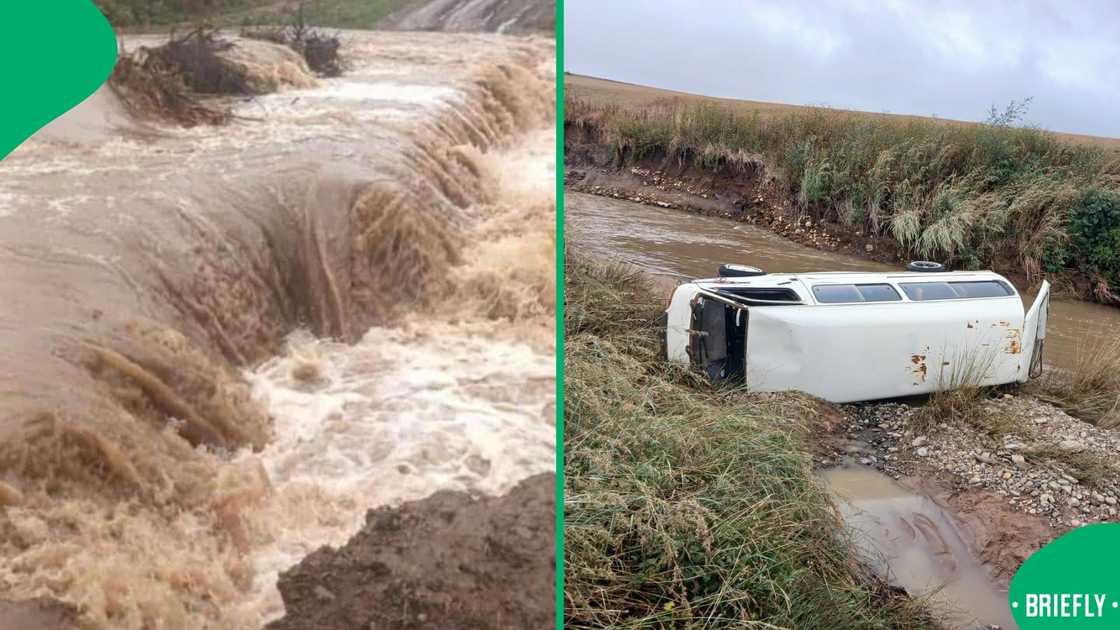 A woman in KwaZulu-Natal passed away after the taxi she was in was swept away A woman in KwaZulu-Natal passed away after the taxi she was in was swept away