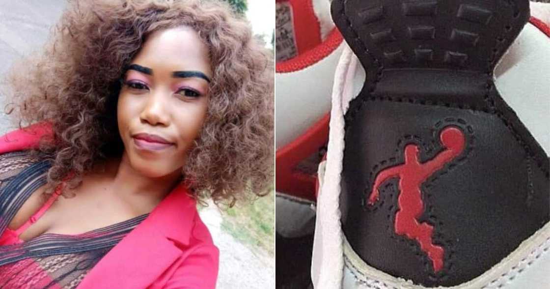 ‘Michael B Jordans’: Woman Shows Off Fongkong Sneakers, Has Mzansi in Stiches ‘Michael B Jordans’: Woman Shows Off Fongkong Sneakers, Has Mzansi in Stiches