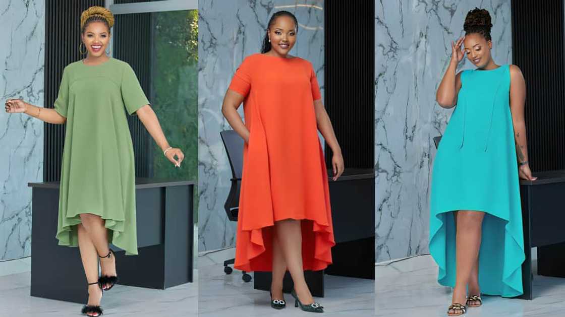 A-shape gown styles A-shape gown styles