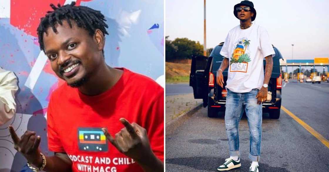 MacG alleges Oscar Mbo is a scammer MacG alleges Oscar Mbo is a scammer