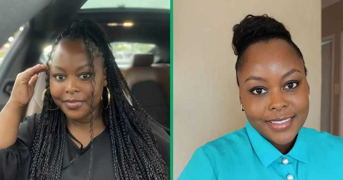A TikTok video shows a woman addressing online bullies. A TikTok video shows a woman addressing online bullies.