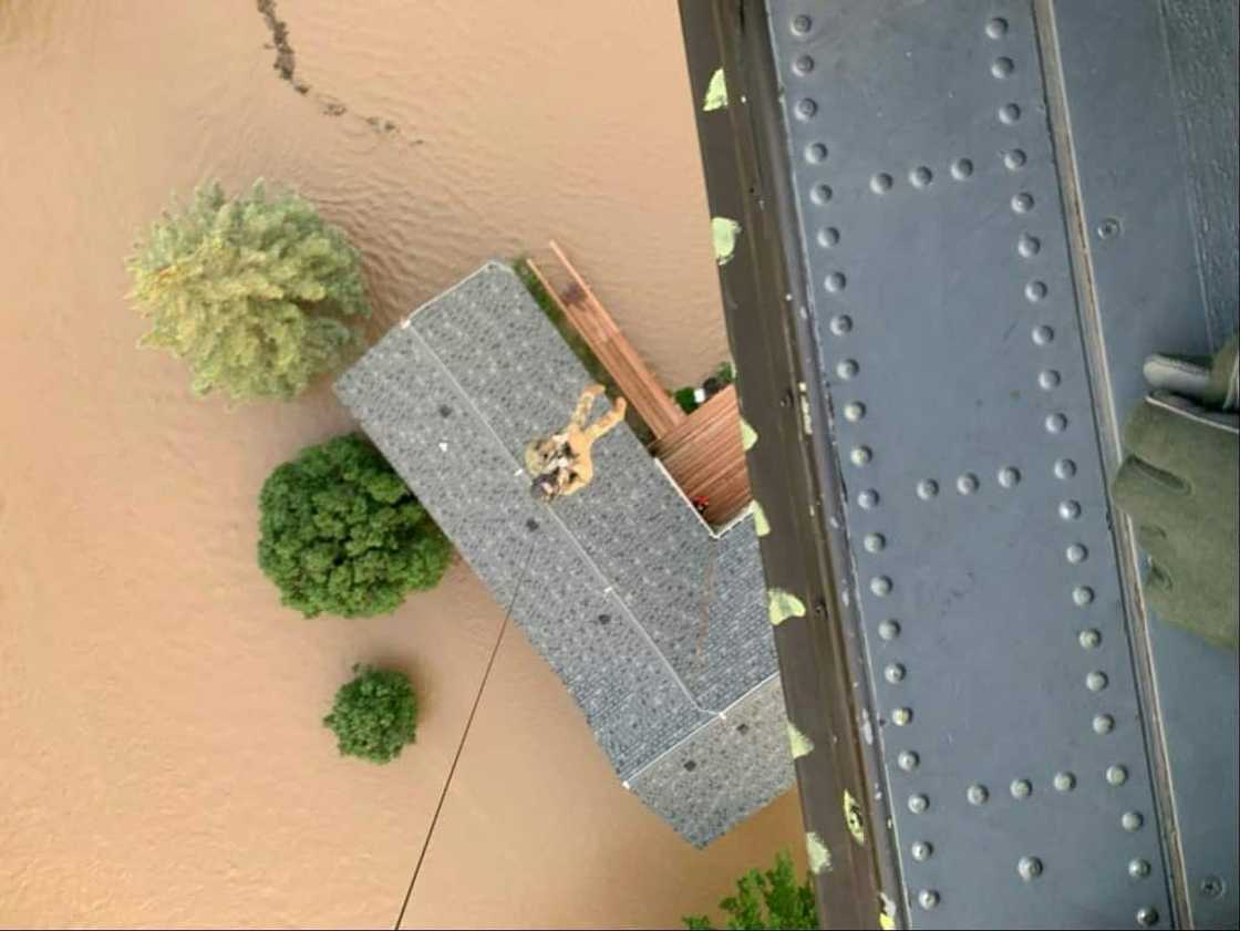 National Guard helicopter crews conduct rescue operations in Yellowstone National Park because of devastating flooding National Guard helicopter crews conduct rescue operations in Yellowstone National Park because of devastating flooding