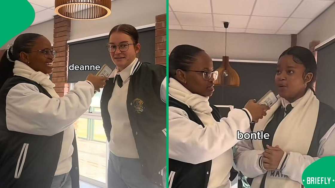 A group of Grade 12 learners shared their highest and lowest marks in a TikTok video. A group of Grade 12 learners shared their highest and lowest marks in a TikTok video.