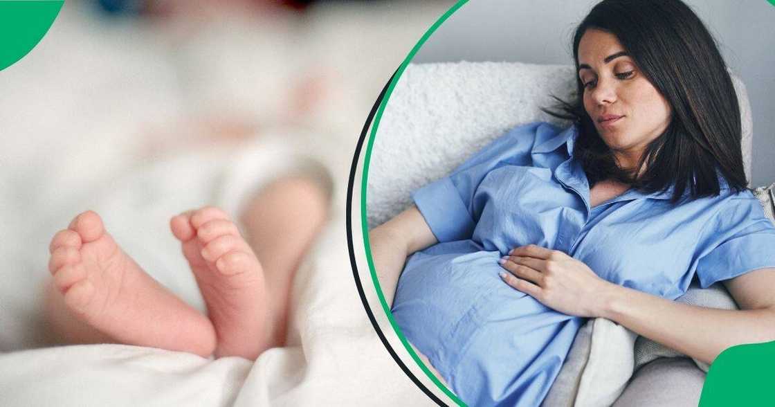 A wife sadly gave birth to her baby four months after her husband passed away. A wife sadly gave birth to her baby four months after her husband passed away.