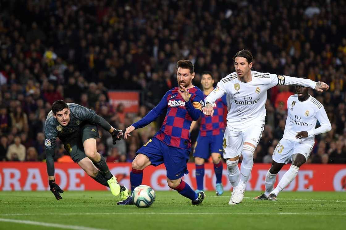 Sergio Ramos and Lionel Messi Sergio Ramos and Lionel Messi