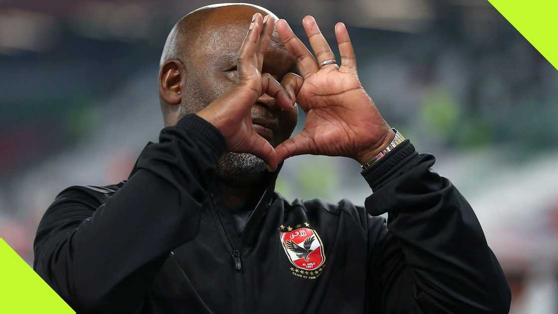 Pitso Mosimane reacts to be honoured with a Doctorate degree. Pitso Mosimane reacts to be honoured with a Doctorate degree.