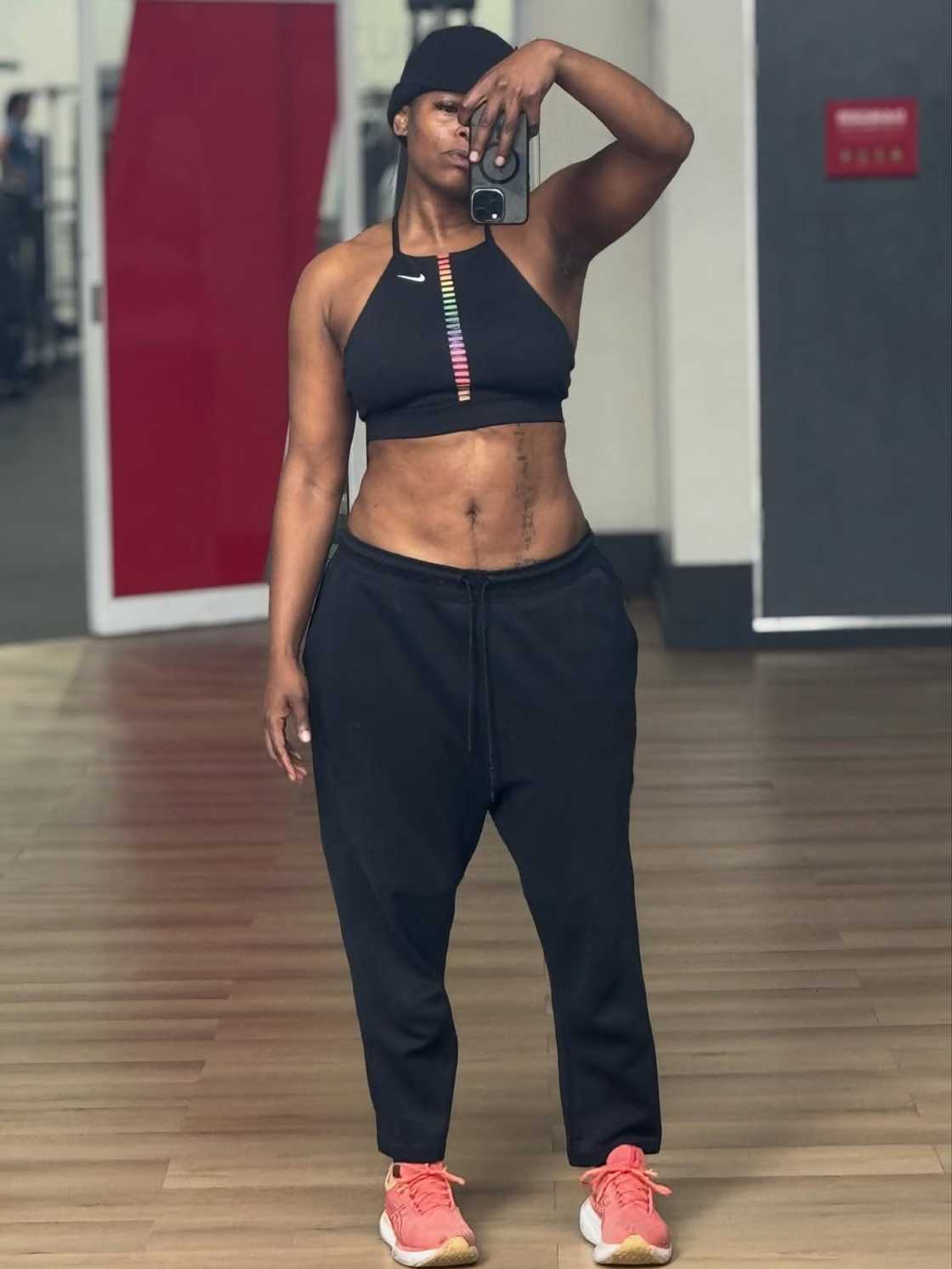 Unathi Nkayi shows off her hot body